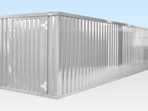 6M X 2.1M End Linked Flat Packed Container Bundle (Galvanised)