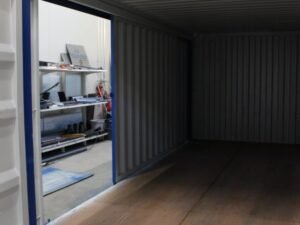 20ft Hi Cube Container (9′ 6″ high) suitable for IBC storage Sliding Door