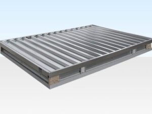 3M X 2.1M Flat Pack Storage Container – Galvanised