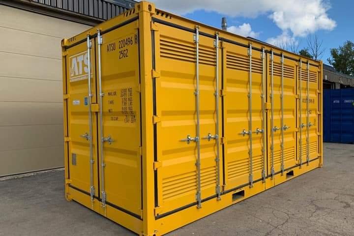 30ft x 8ft Shipping Container (One Trip) – Yellow - Image 4