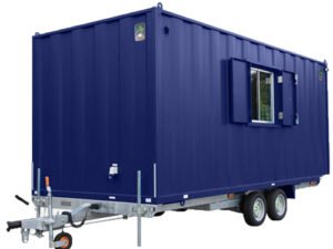 16Ft x 7Ft 6in Steel Mobile Anti-Vandal Office Cabin