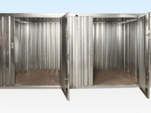 3M X 4.2M Side Linked Flat Pack Container Bundle (Galvanised)