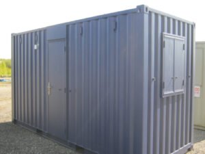 20Ft x 8Ft Steel Anti-Vandal Office Cabin