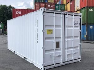 20ft Shipping Container (One Trip) White (RAL 9003)